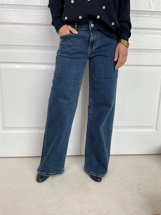 Jeans LAULIA - Bleu Marguerite