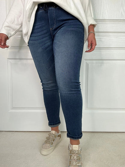 Jeans LOVELY - Bleu Marguerite