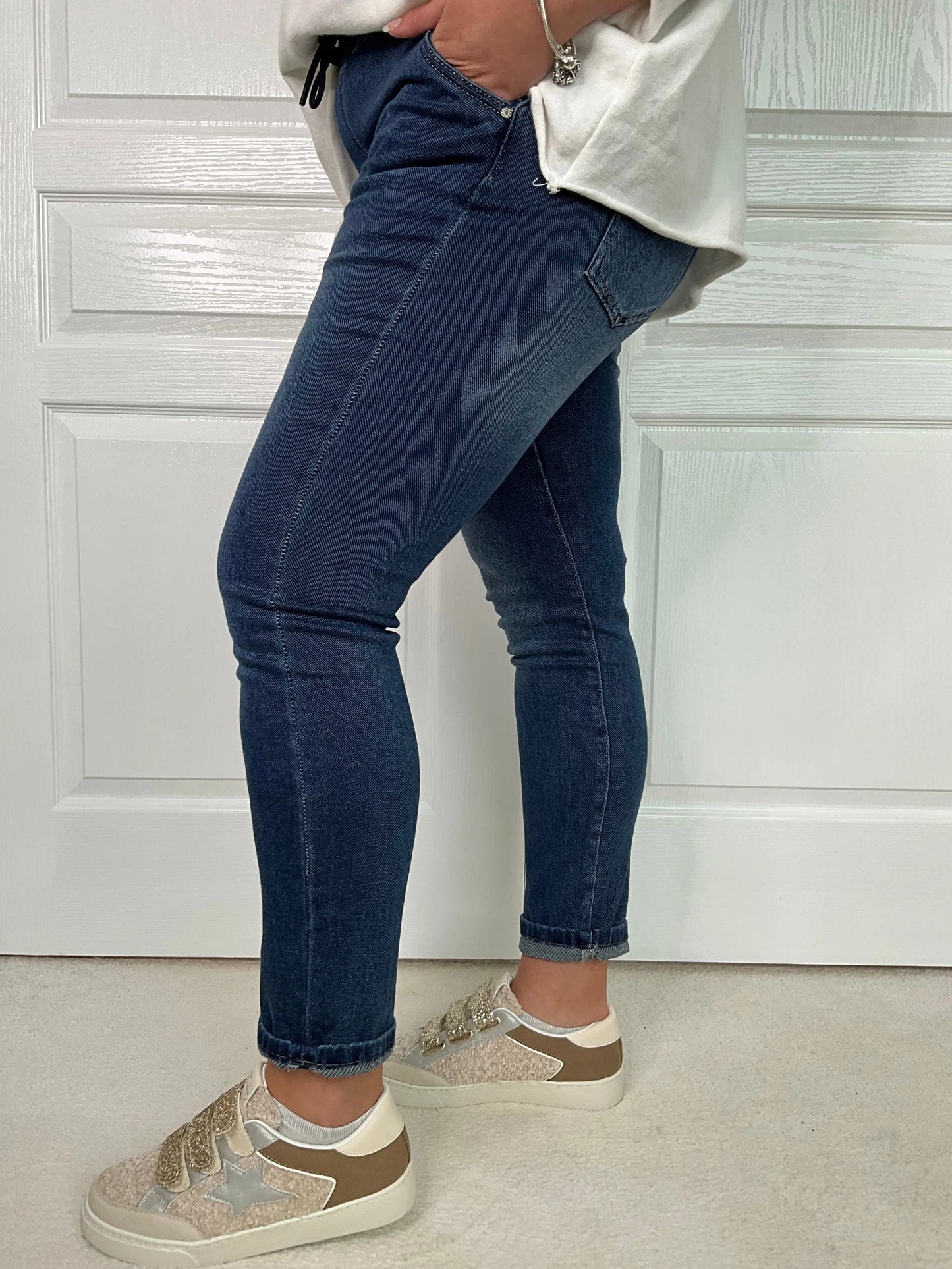 Jeans LOVELY - Bleu Marguerite