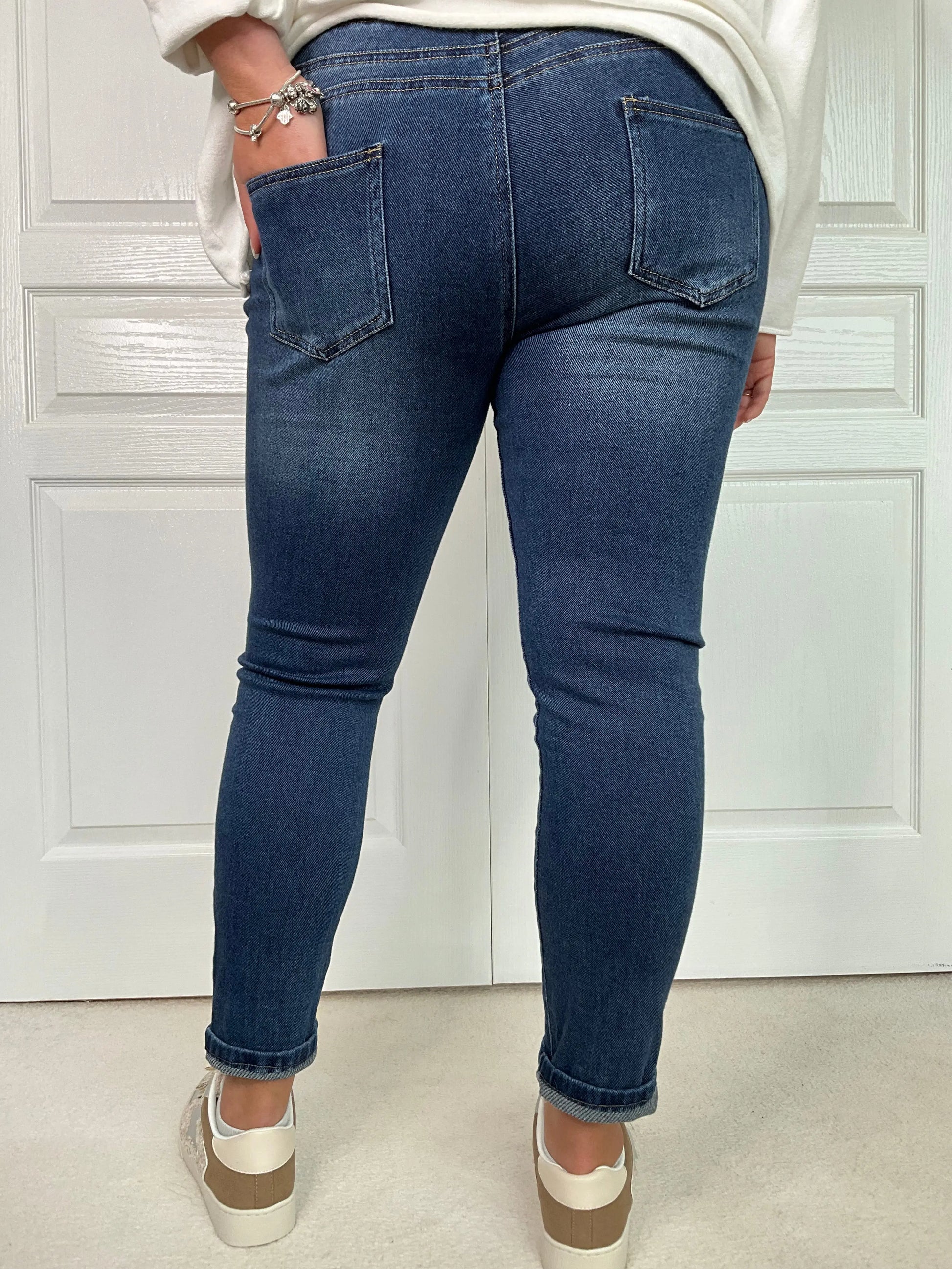 Jeans LOVELY - Bleu Marguerite