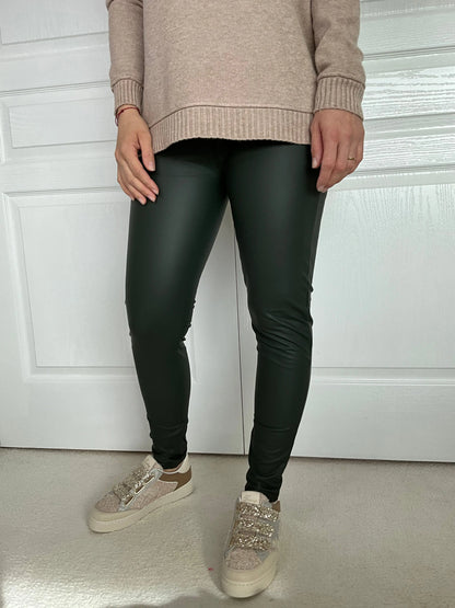 Legging CINDY - Kaki Marguerite