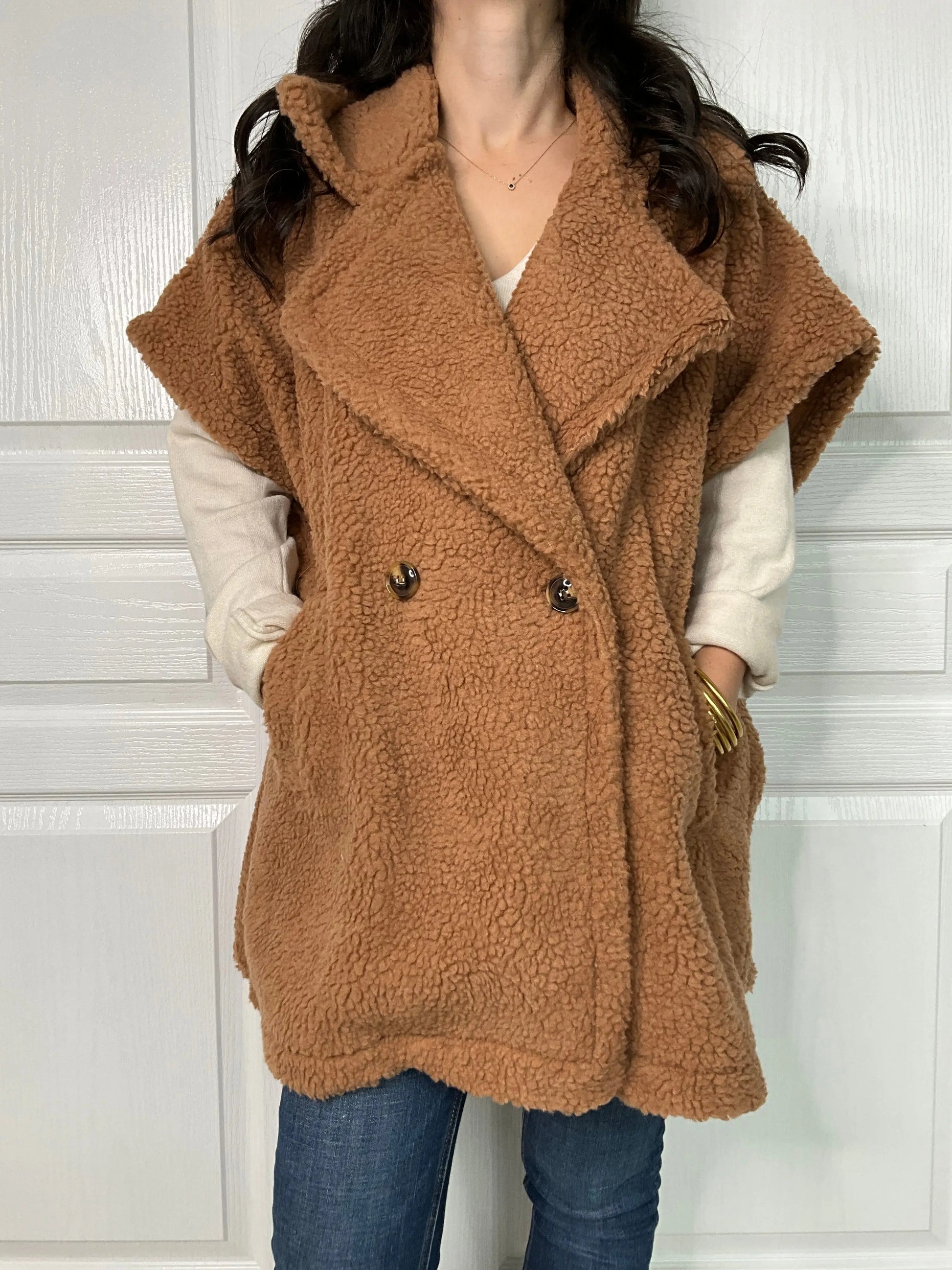 Manteau TEDDY - Camel Marguerite