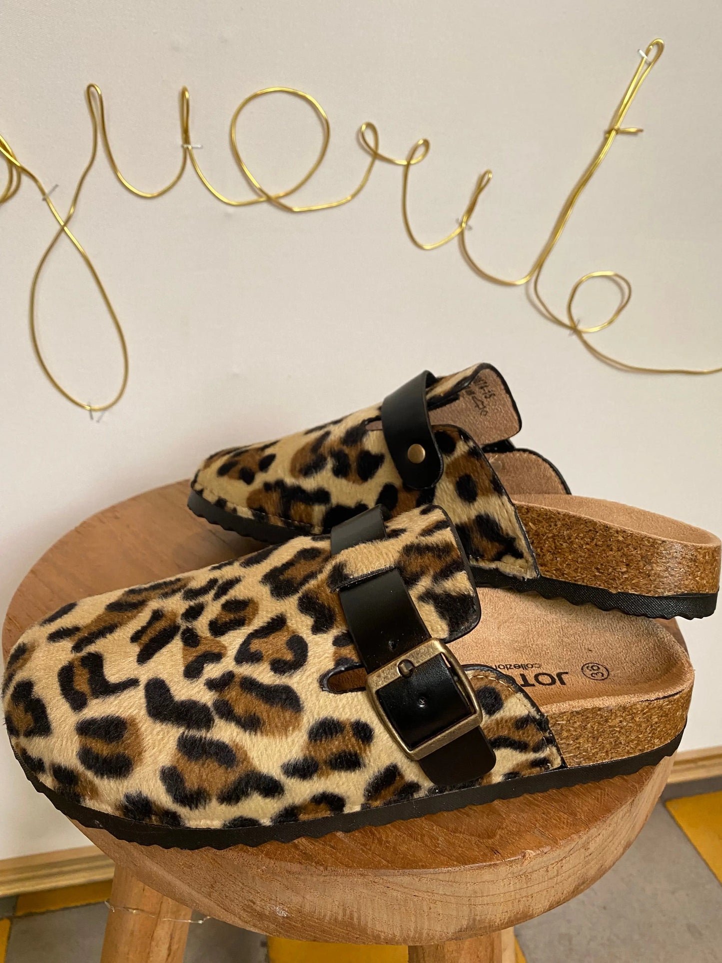 Mules LÉOPARD Marguerite