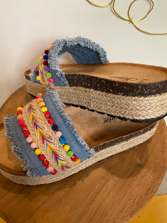 Mules POMPOM Marguerite