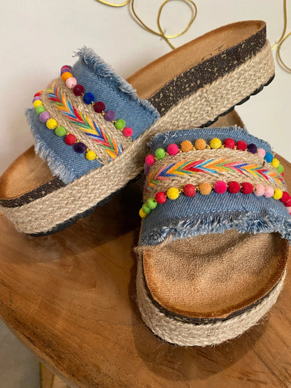 Mules POMPOM Marguerite