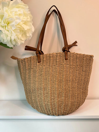 Panier JOLY beige Marguerite