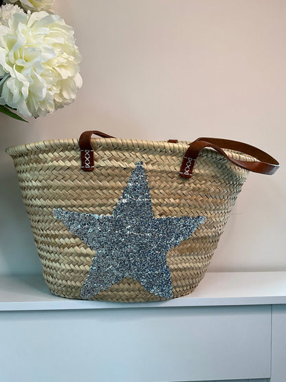 Panier STARS argenté Marguerite