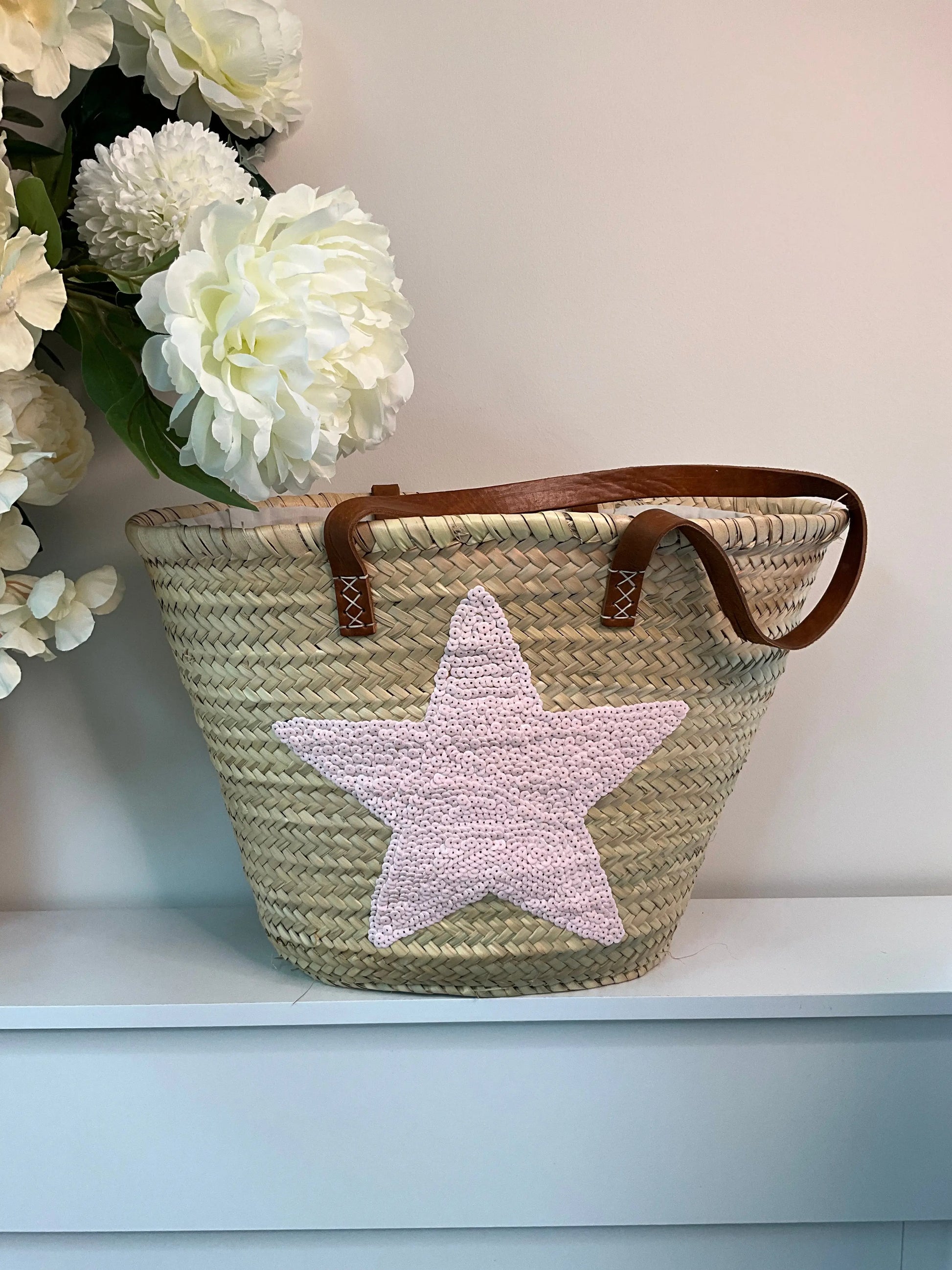 Panier STARS rose Marguerite