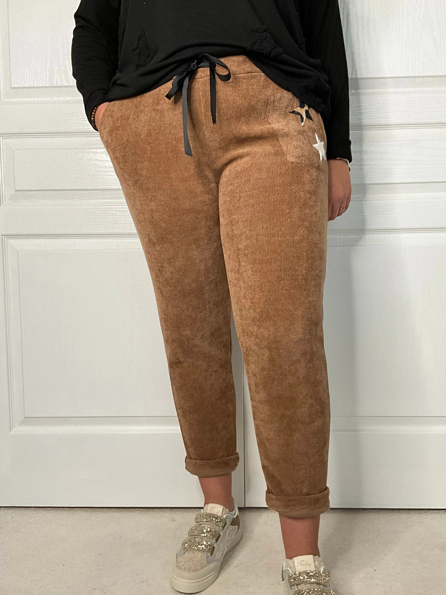 Pantalon COSY - Camel Marguerite