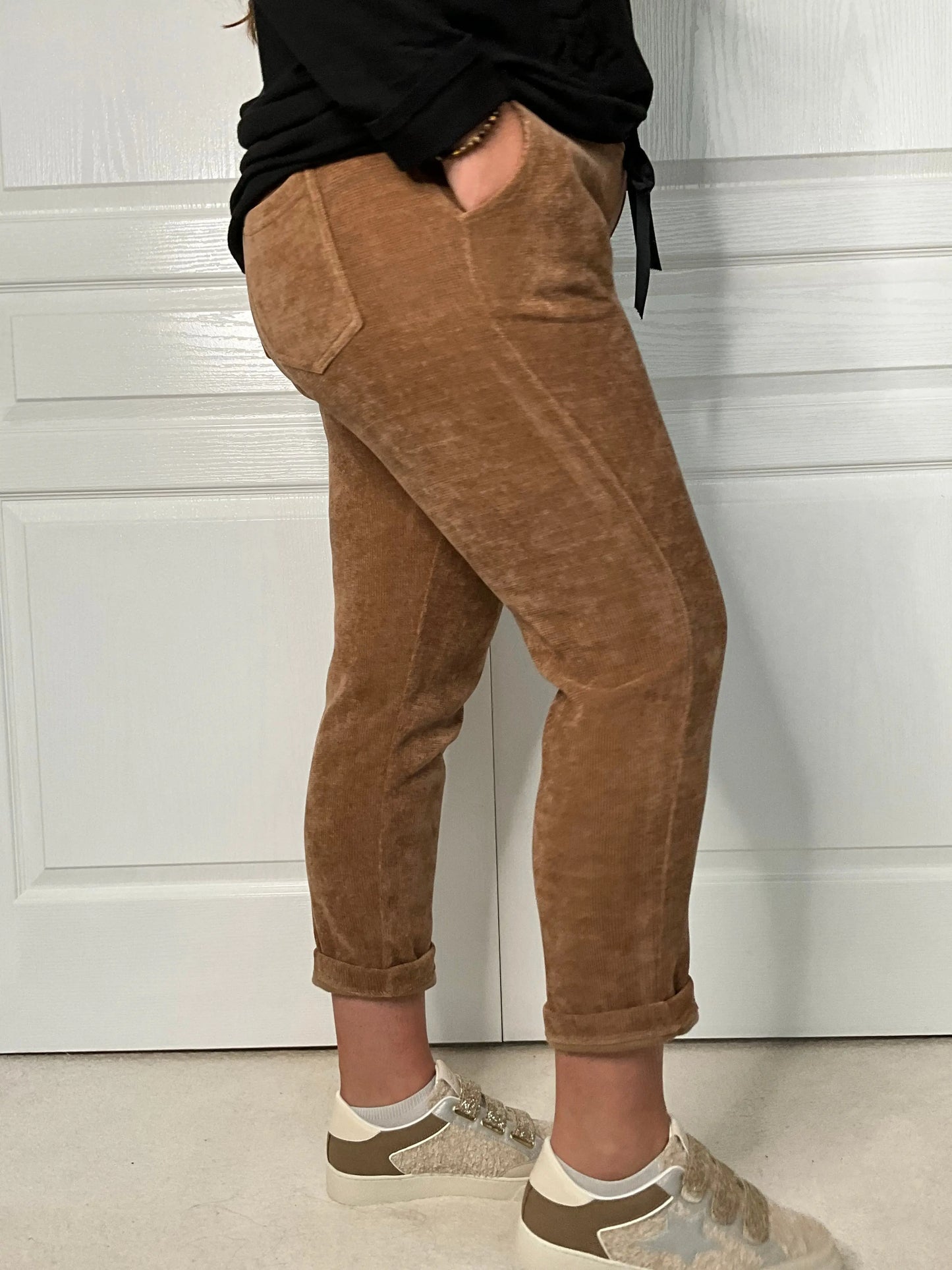 Pantalon COSY - Camel Marguerite