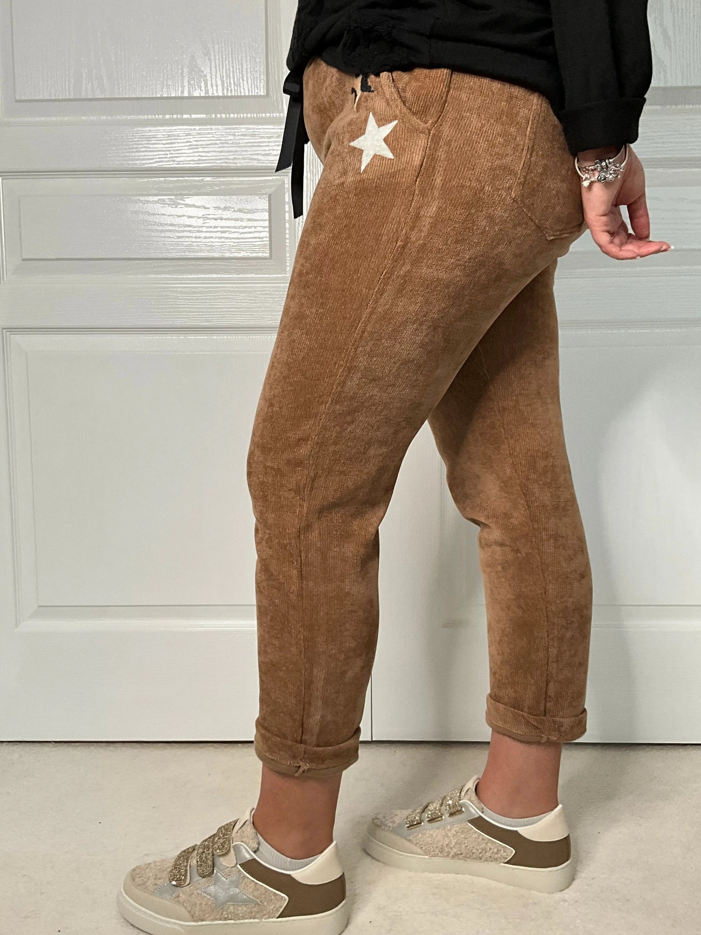 Pantalon COSY - Camel Marguerite