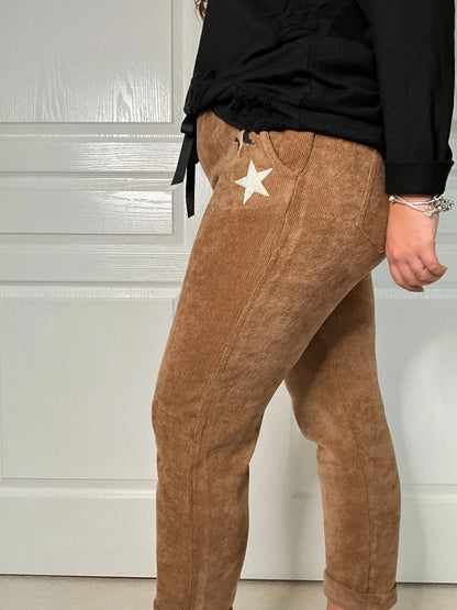 Pantalon COSY - Camel Marguerite