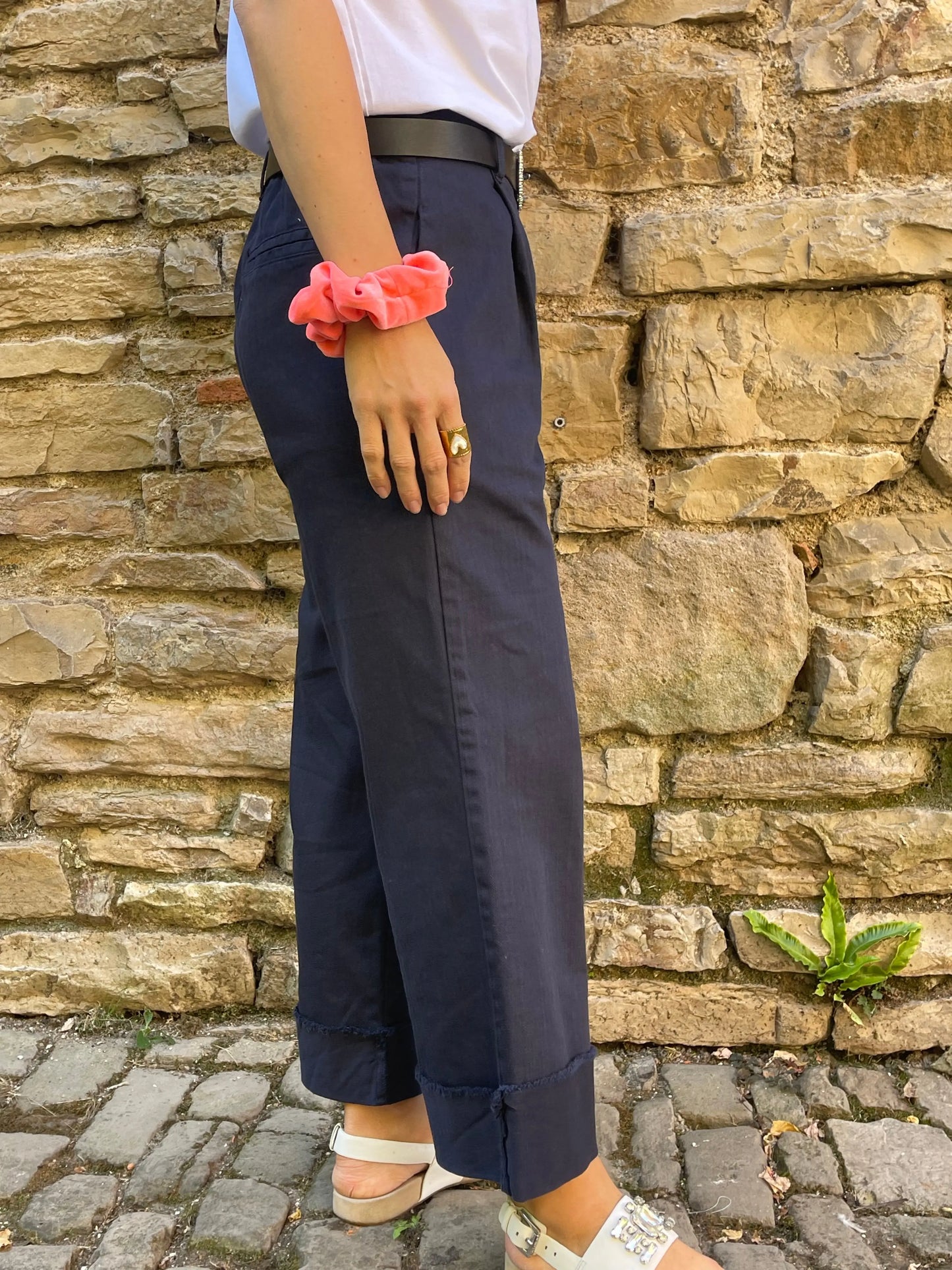 Pantalon EMY - Bleu marine Marguerite