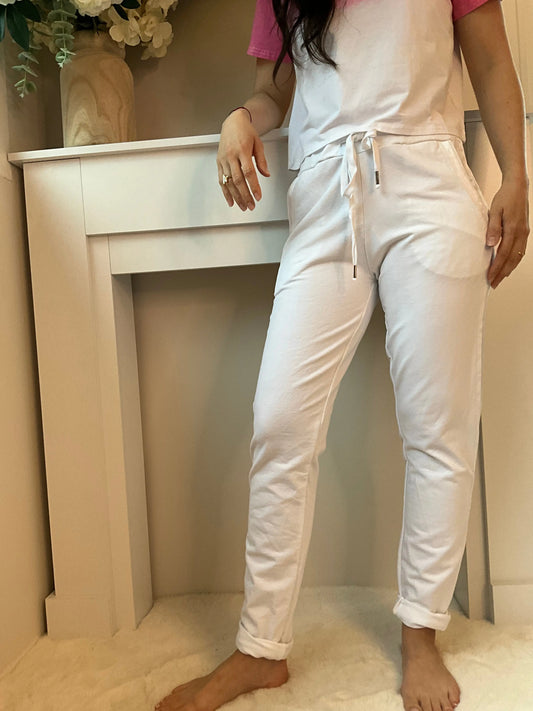 Pantalon JOGG blanc Marguerite
