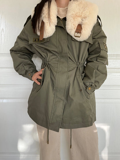 Parka  AVIATEUR - Kaki Marguerite