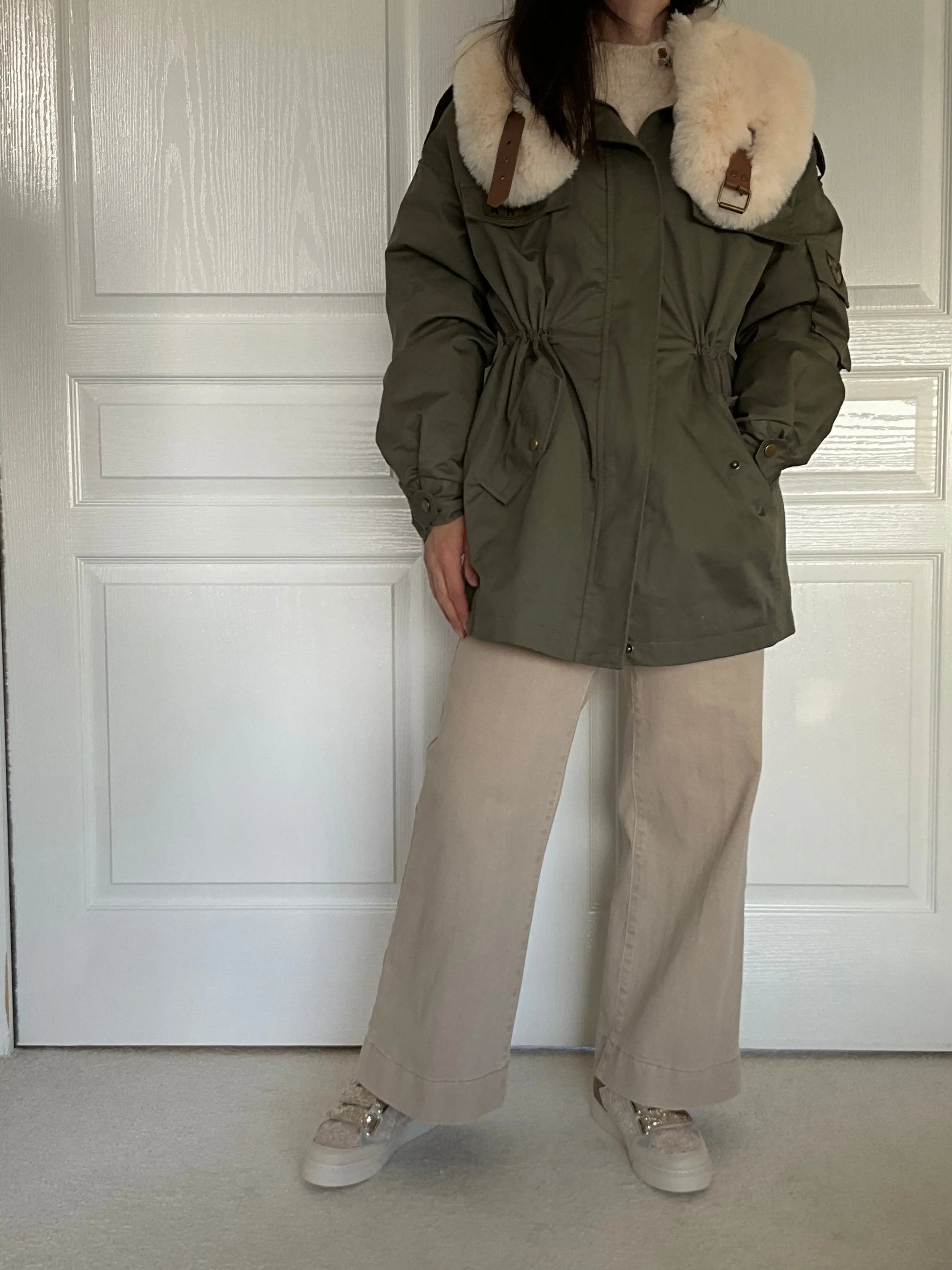 Parka  AVIATEUR - Kaki Marguerite