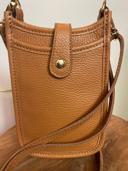 Pochette LUCY - Camel Marguerite