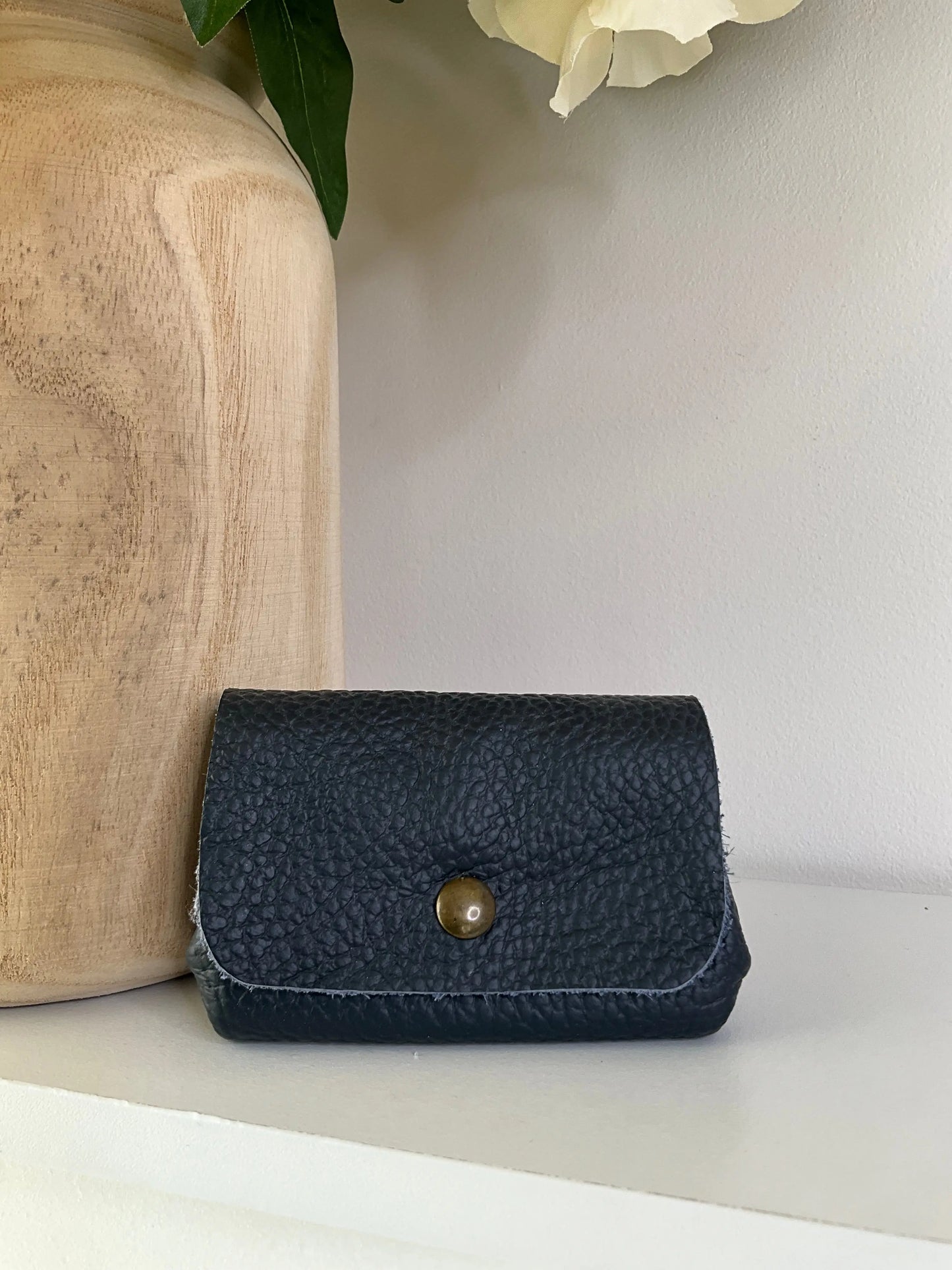 Porte-monnaie OLLIE - Bleu marine Marguerite