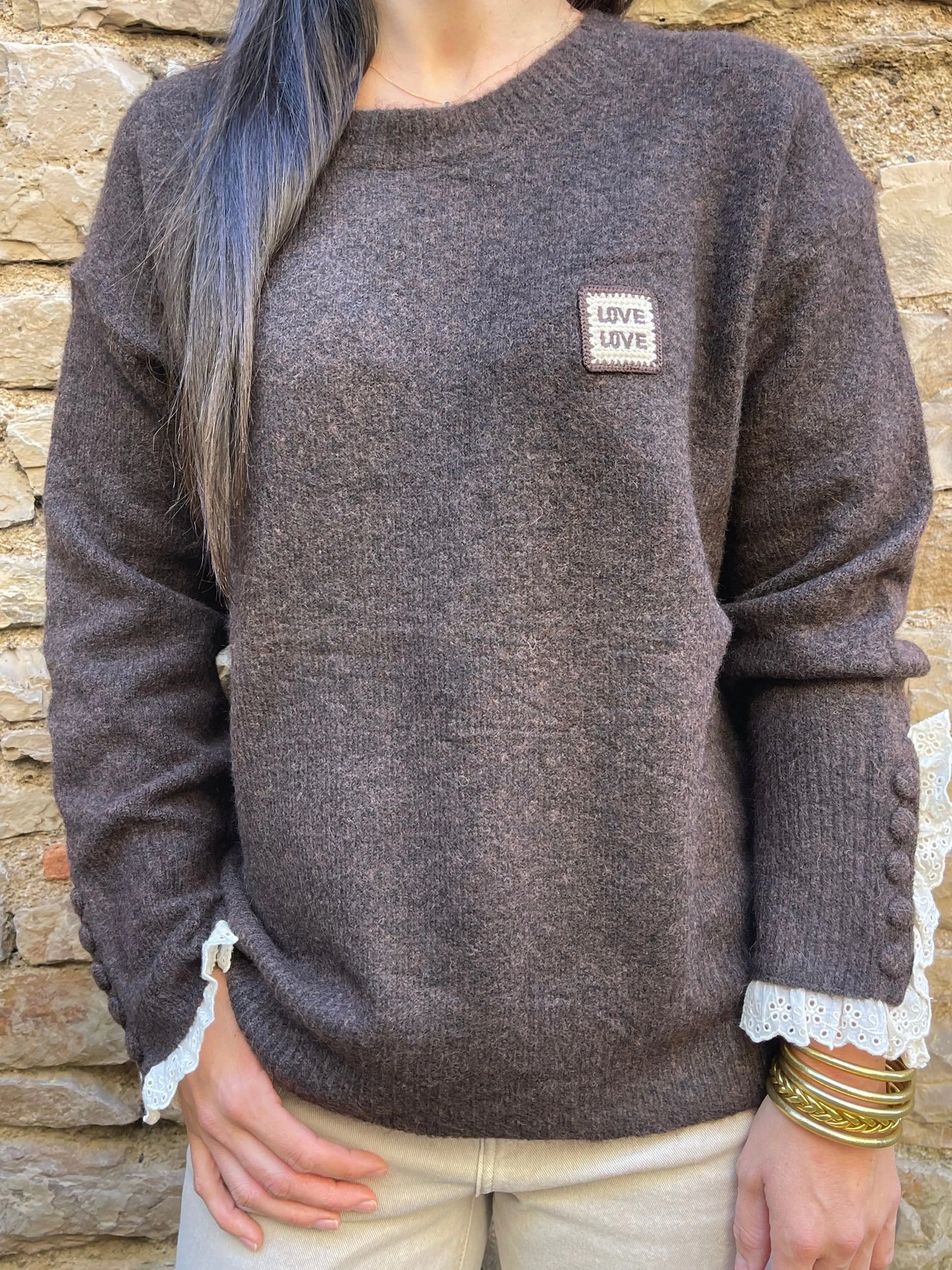Pull BEAUTY - Chocolat Marguerite