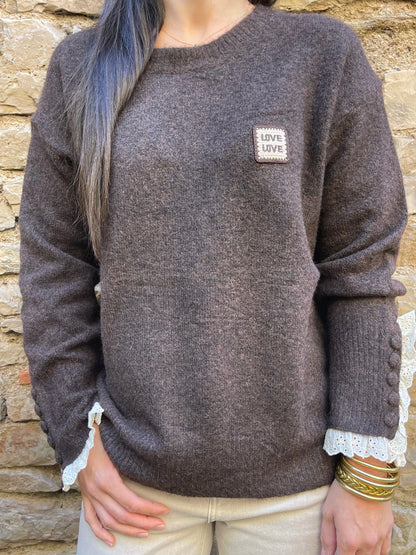 Pull BEAUTY - Chocolat Marguerite