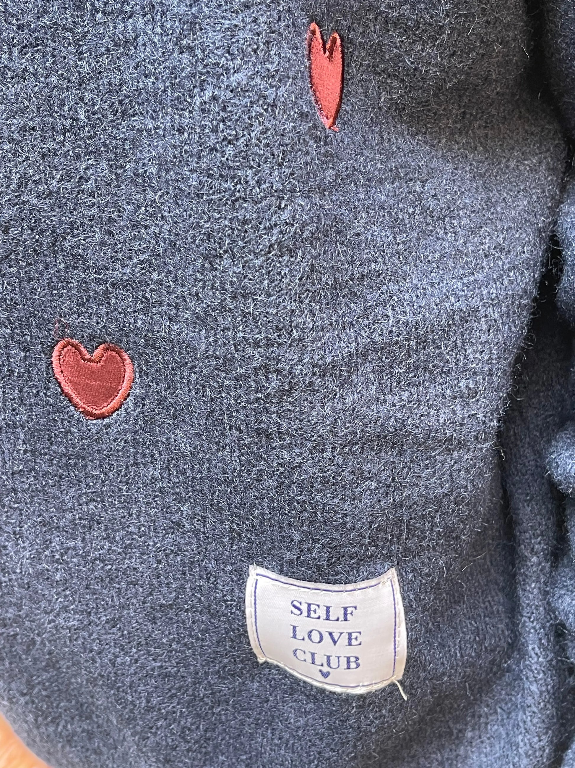 Pull COEUR - Bleu marine Marguerite