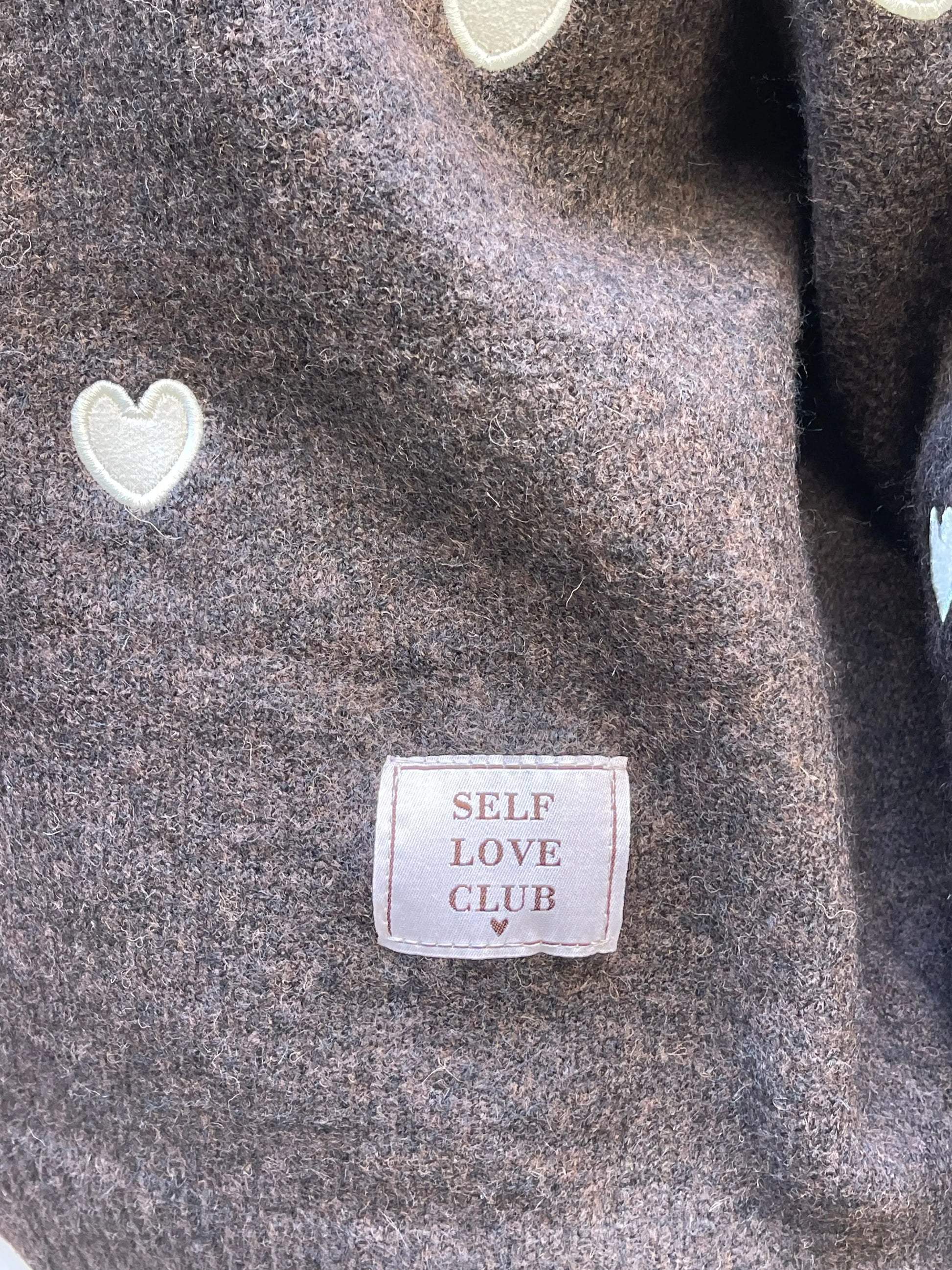 Pull COEUR - Marron Marguerite