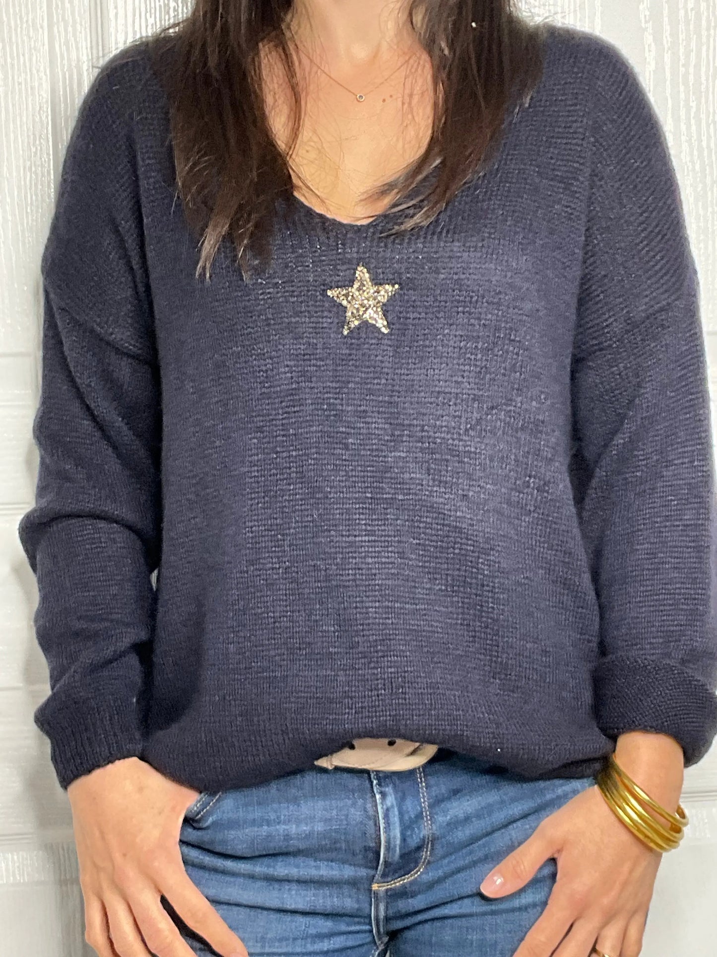 Pull DODDY - Bleu marine Marguerite