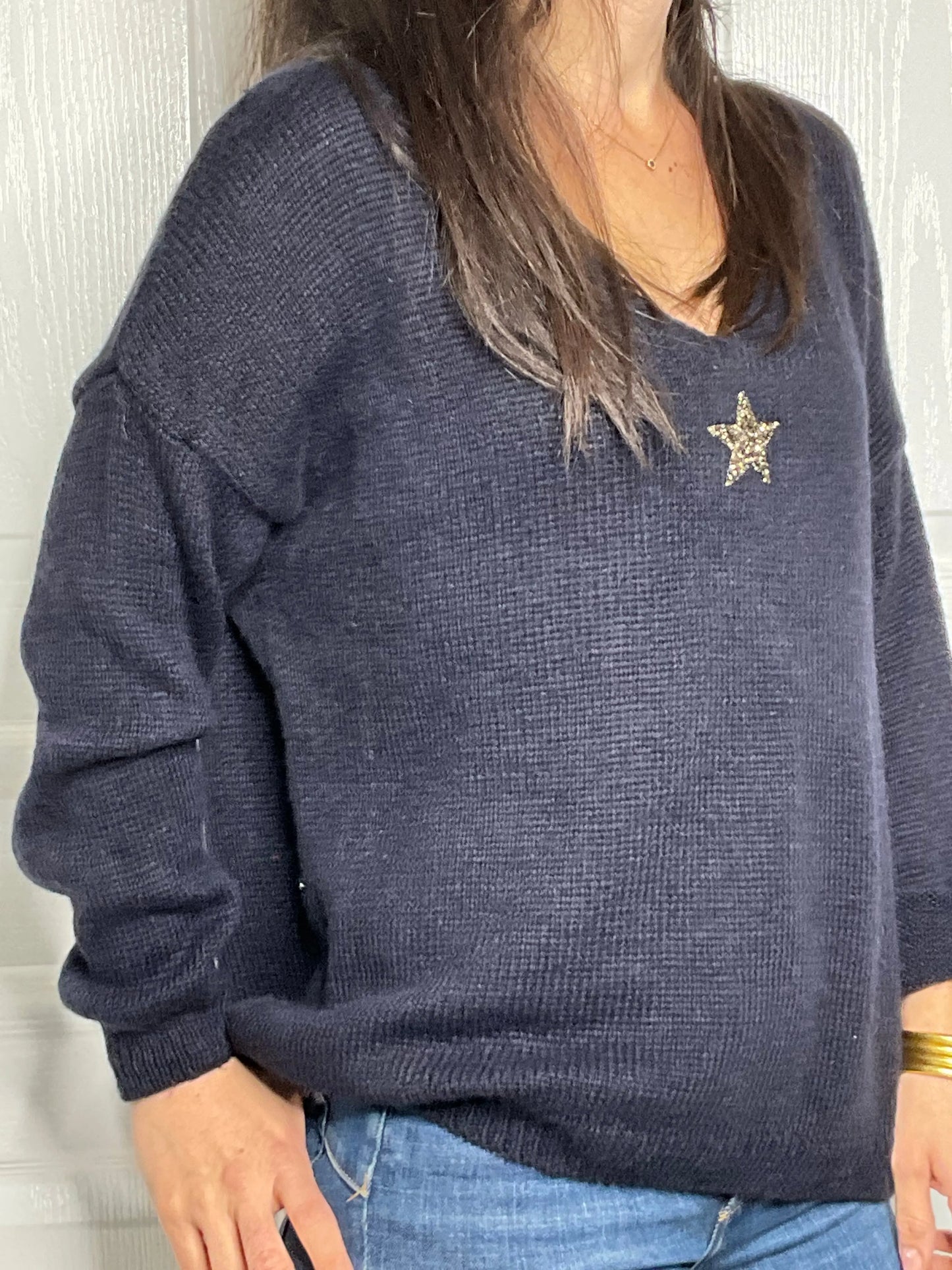 Pull DODDY - Bleu marine Marguerite