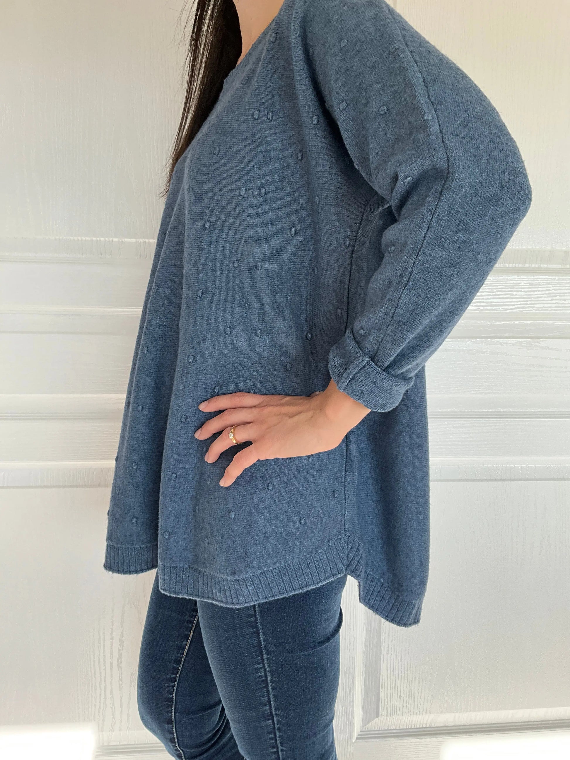 Pull HOLLY - Bleu Marguerite