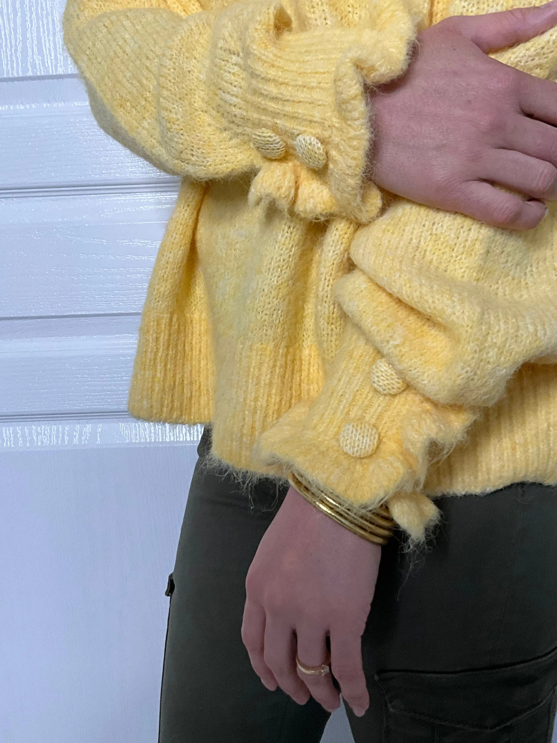 Pull LEMON - Jaune Marguerite