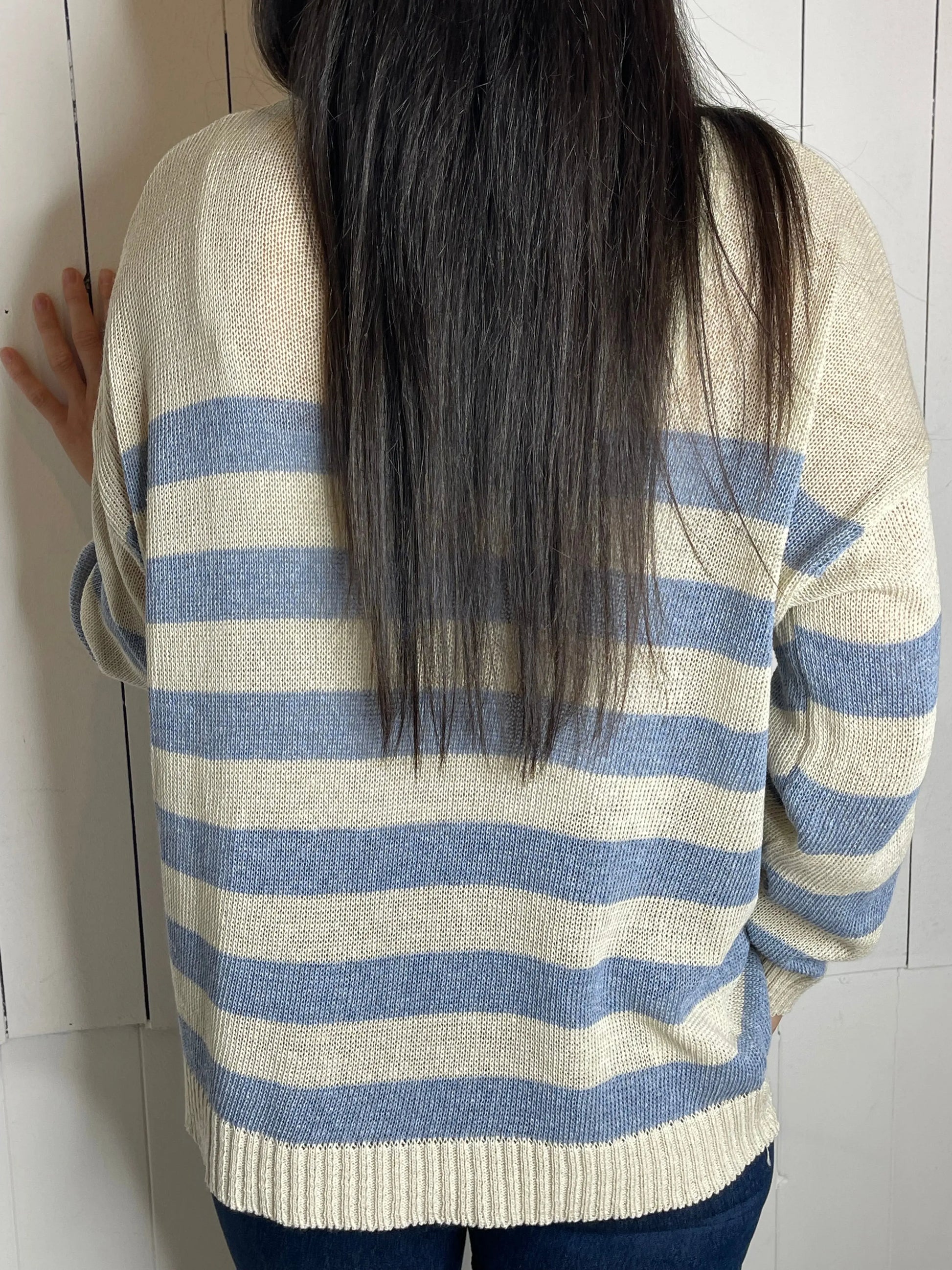 Pull  MARIN - Bleu Marguerite