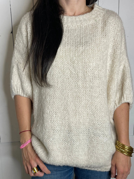 Pull NINA - Blanc Marguerite