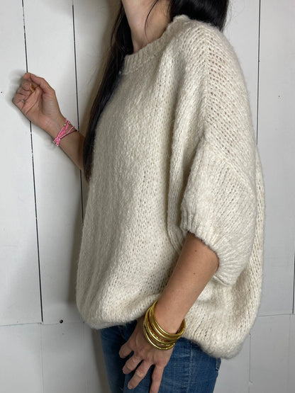 Pull NINA - Blanc Marguerite
