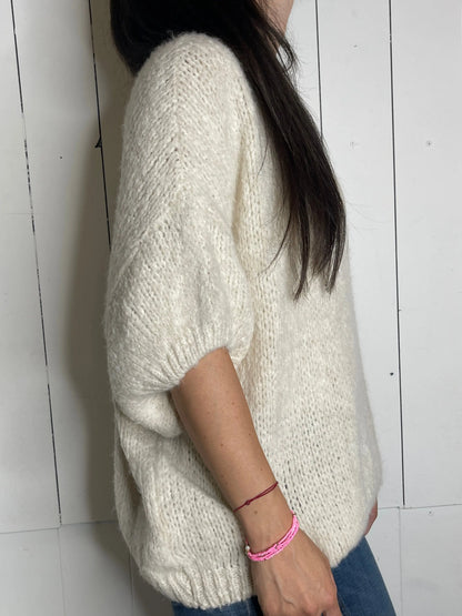 Pull NINA - Blanc Marguerite