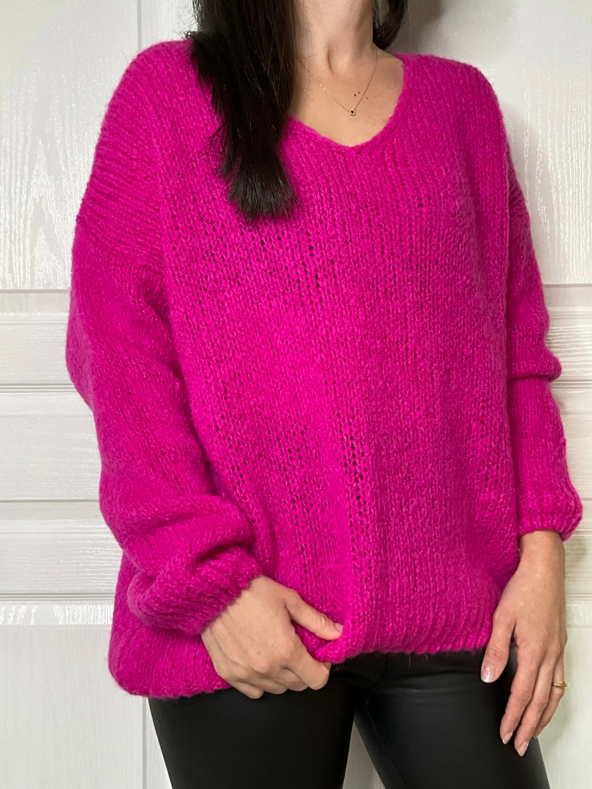 Pull NINA - Fuchsia Marguerite