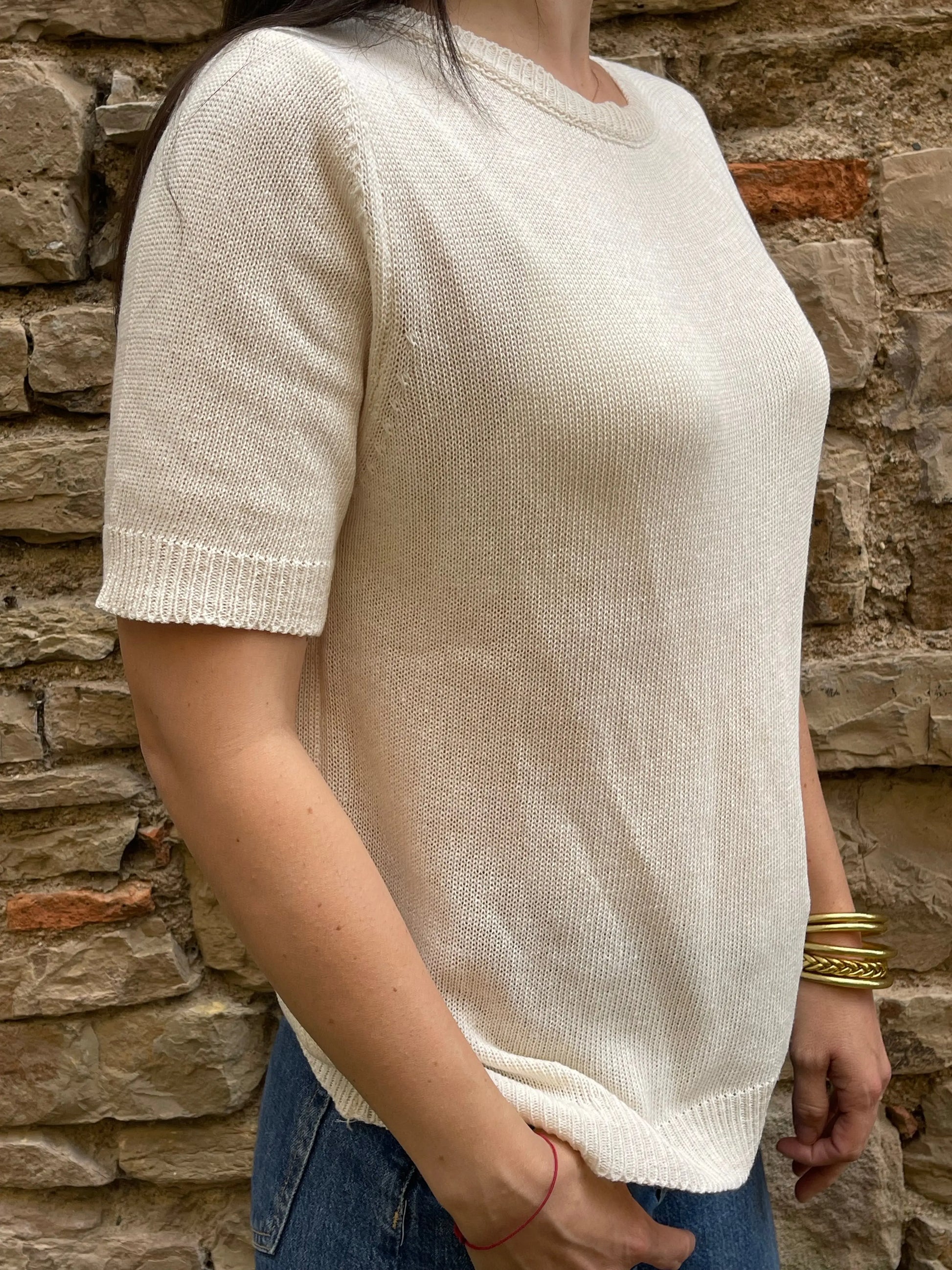 Pull PAULA - Ecru Marguerite