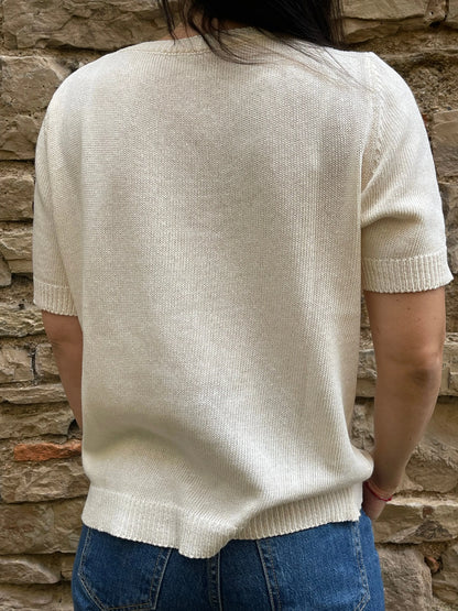 Pull PAULA - Ecru Marguerite