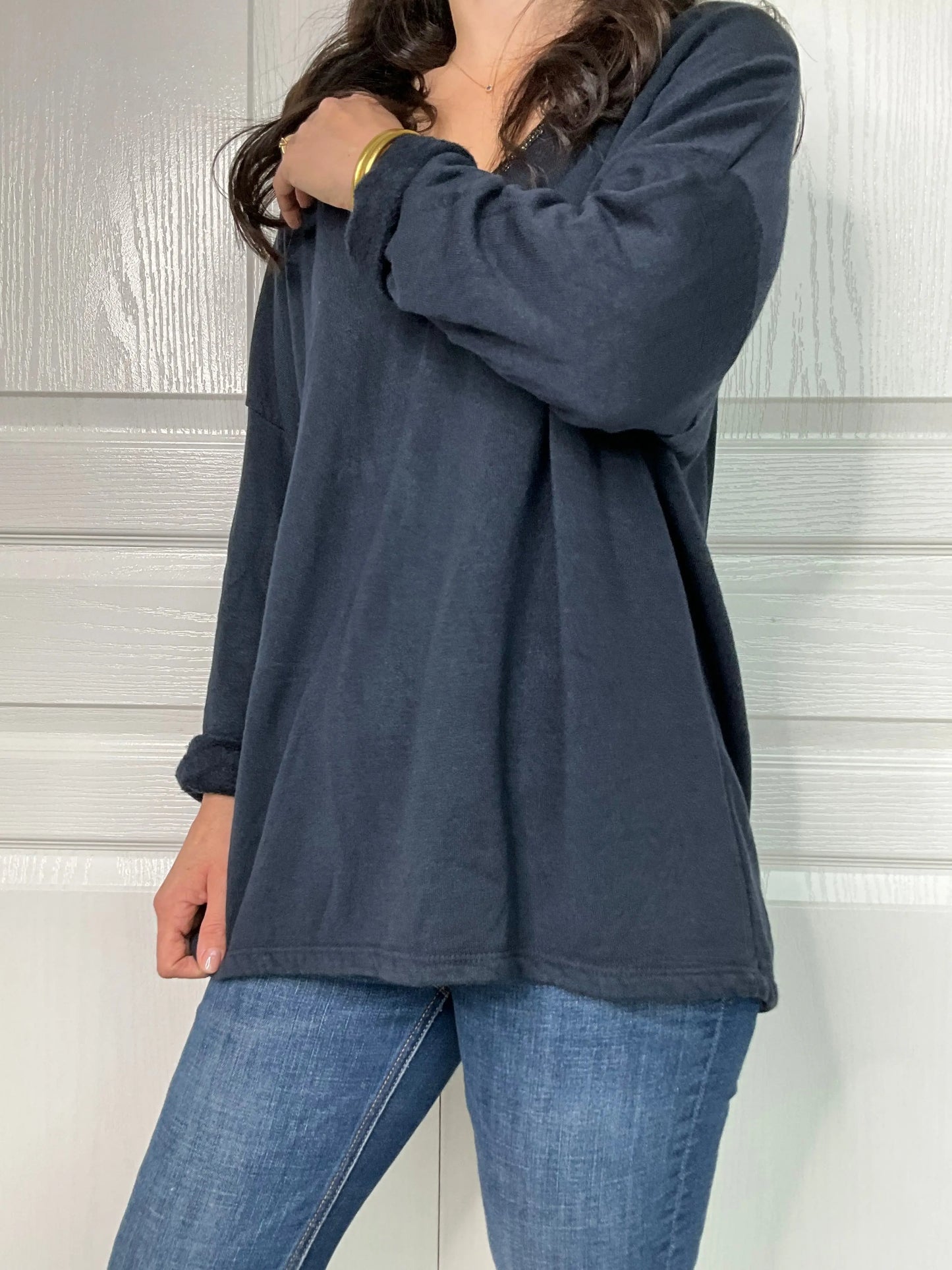 Pull RUDY - Bleu marine Marguerite