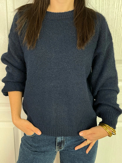 Pull STELLA - Bleu Marine Marguerite