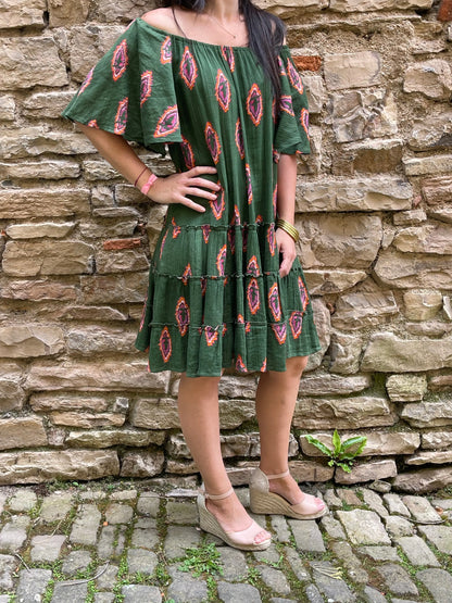 Robe AMOR - Verte Marguerite