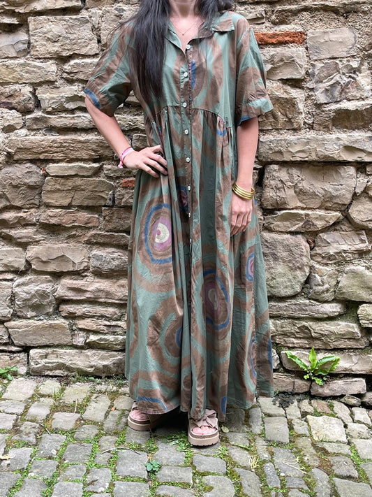 Robe NOA - Kaki Marguerite