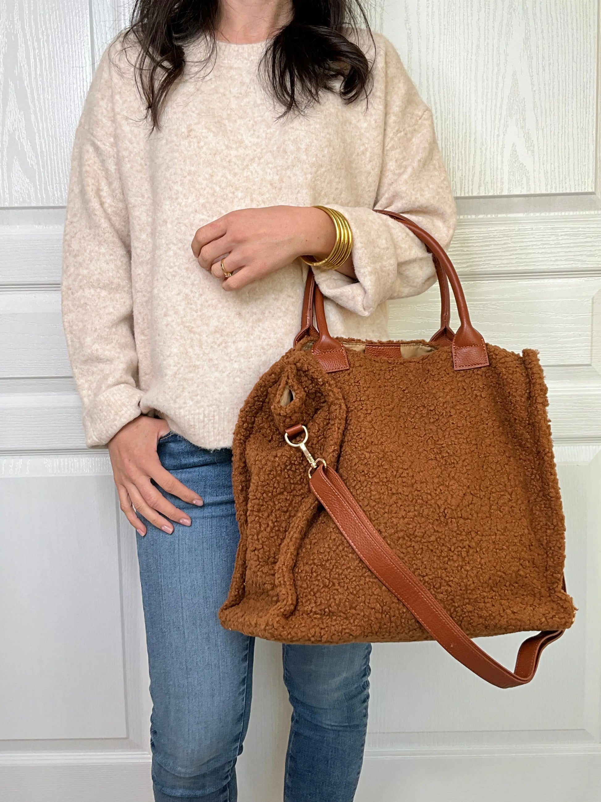 Sac LINDA - Camel Marguerite