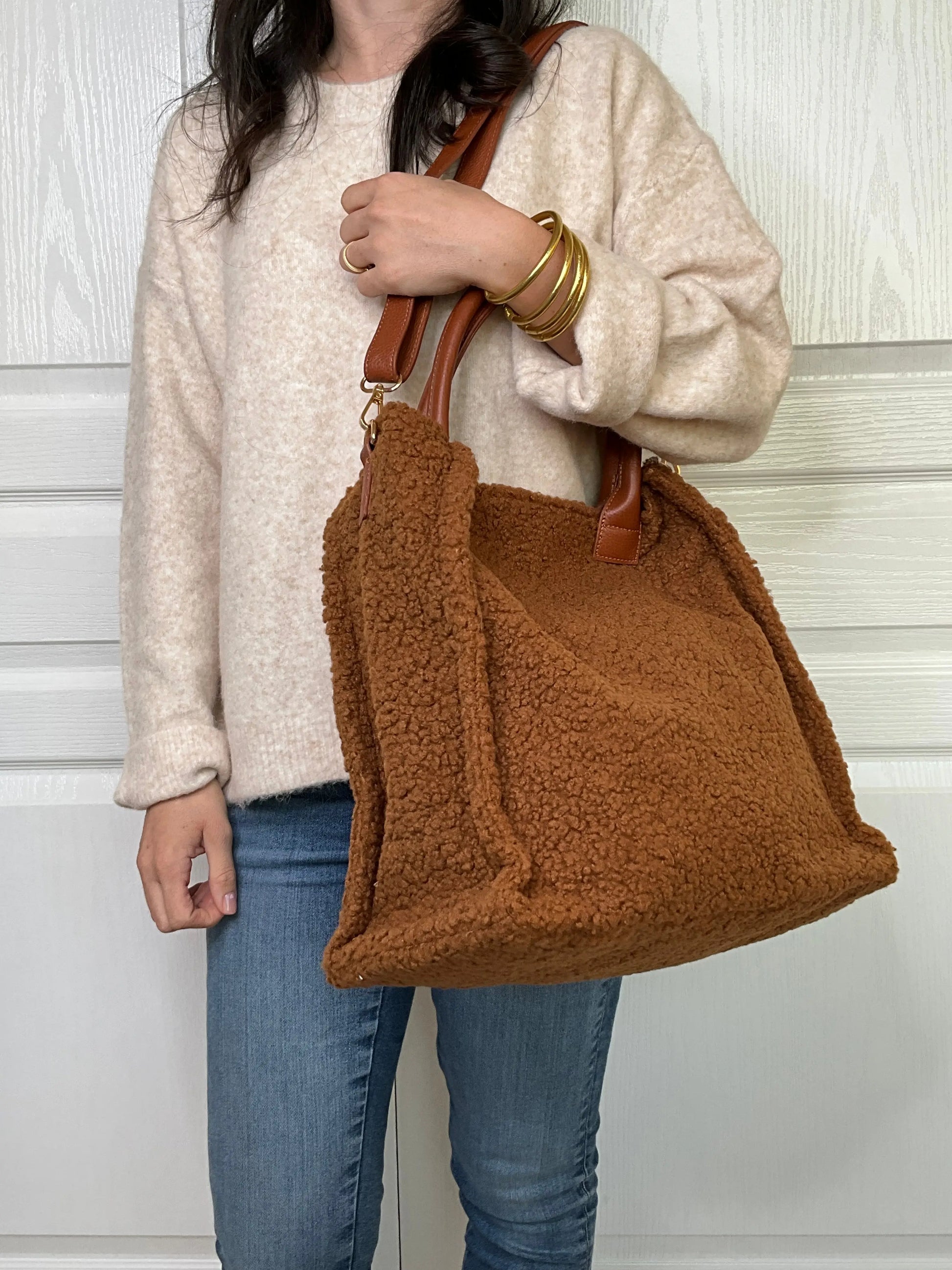 Sac LINDA - Camel Marguerite