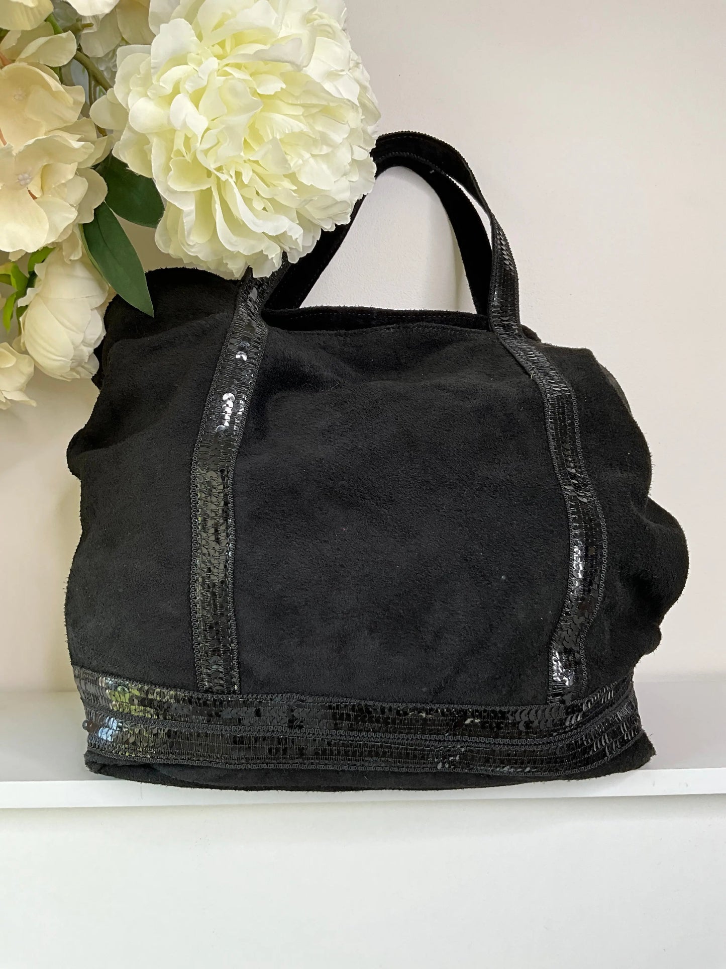 Sac VANESSA - Noir Marguerite