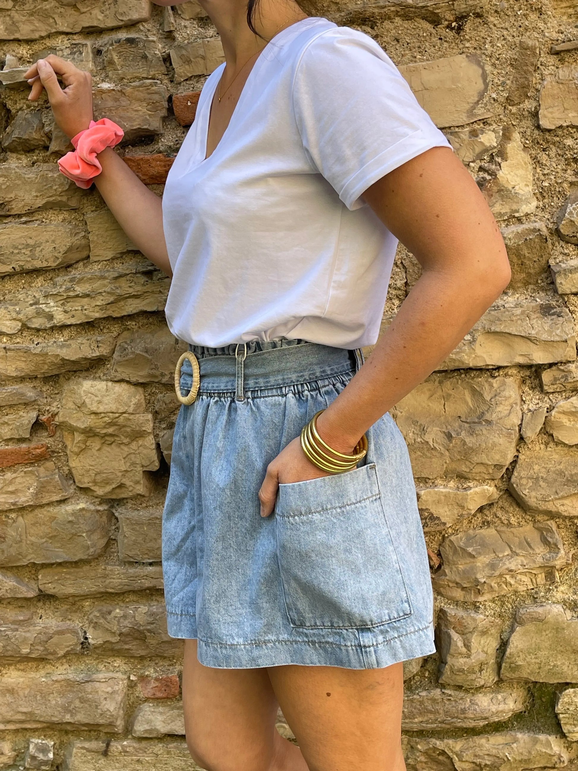 Short LUMI - Bleu Marguerite