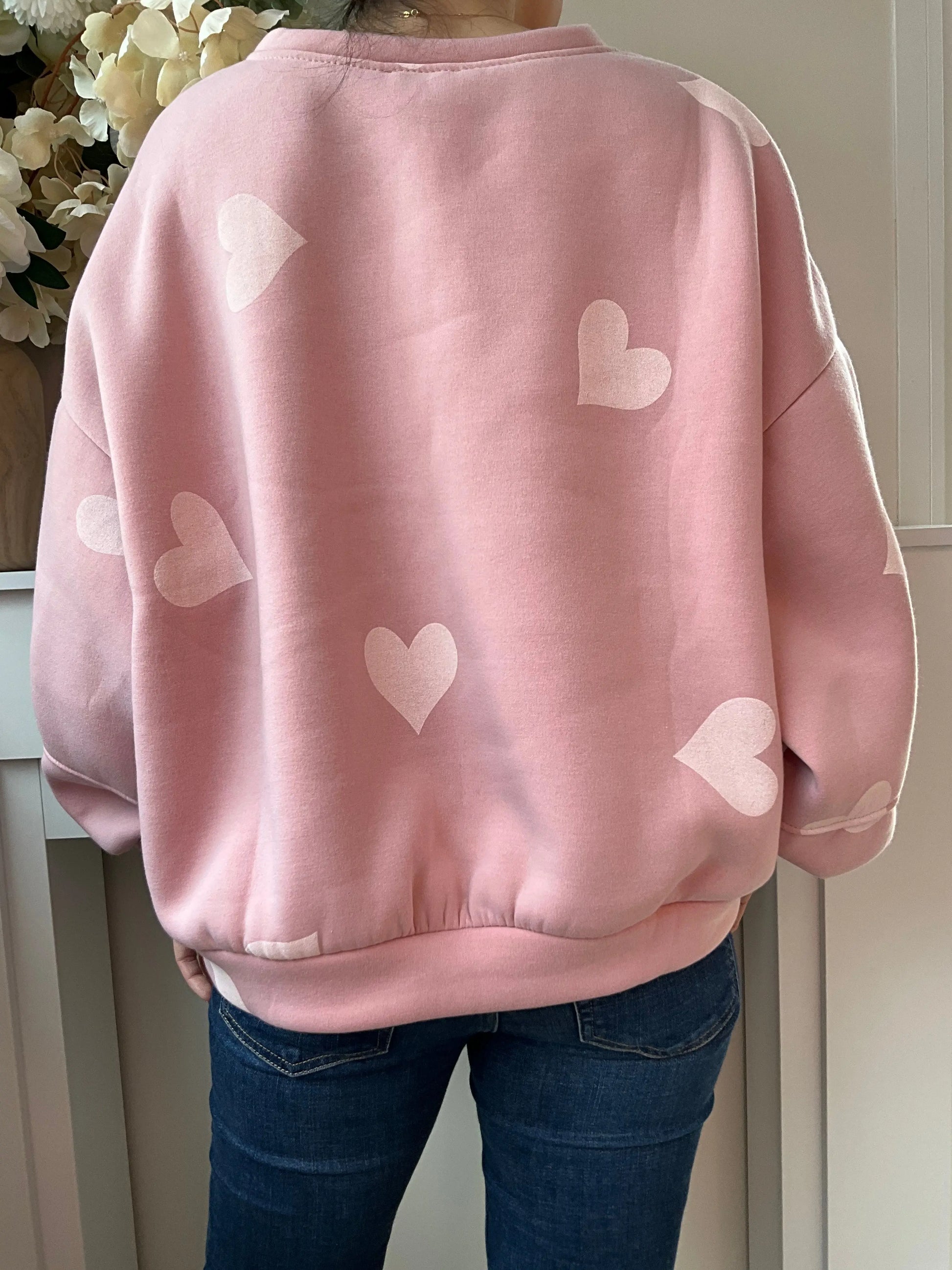 Sweat COEUR rose Marguerite