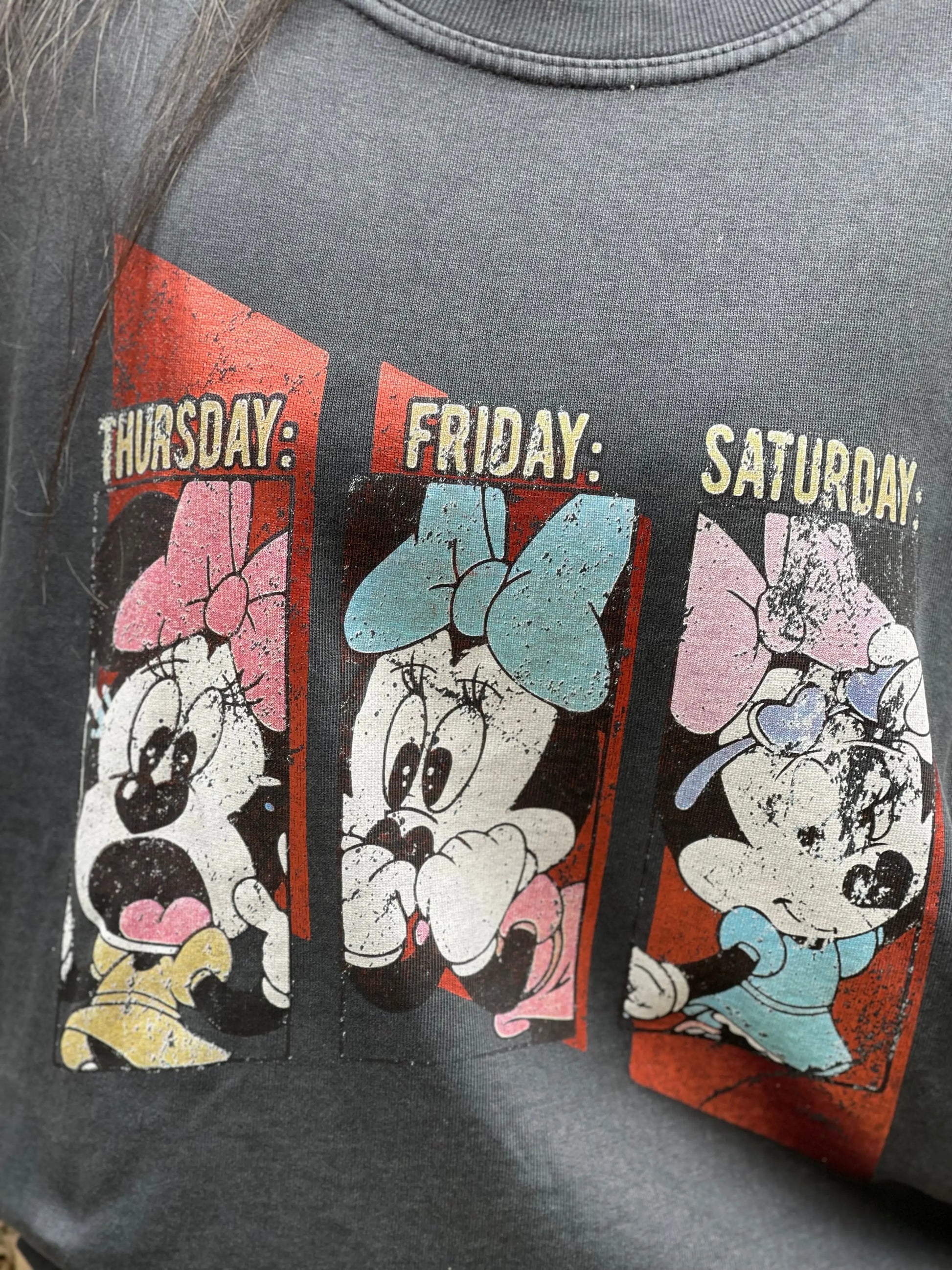 Sweat MINNIE gris Marguerite