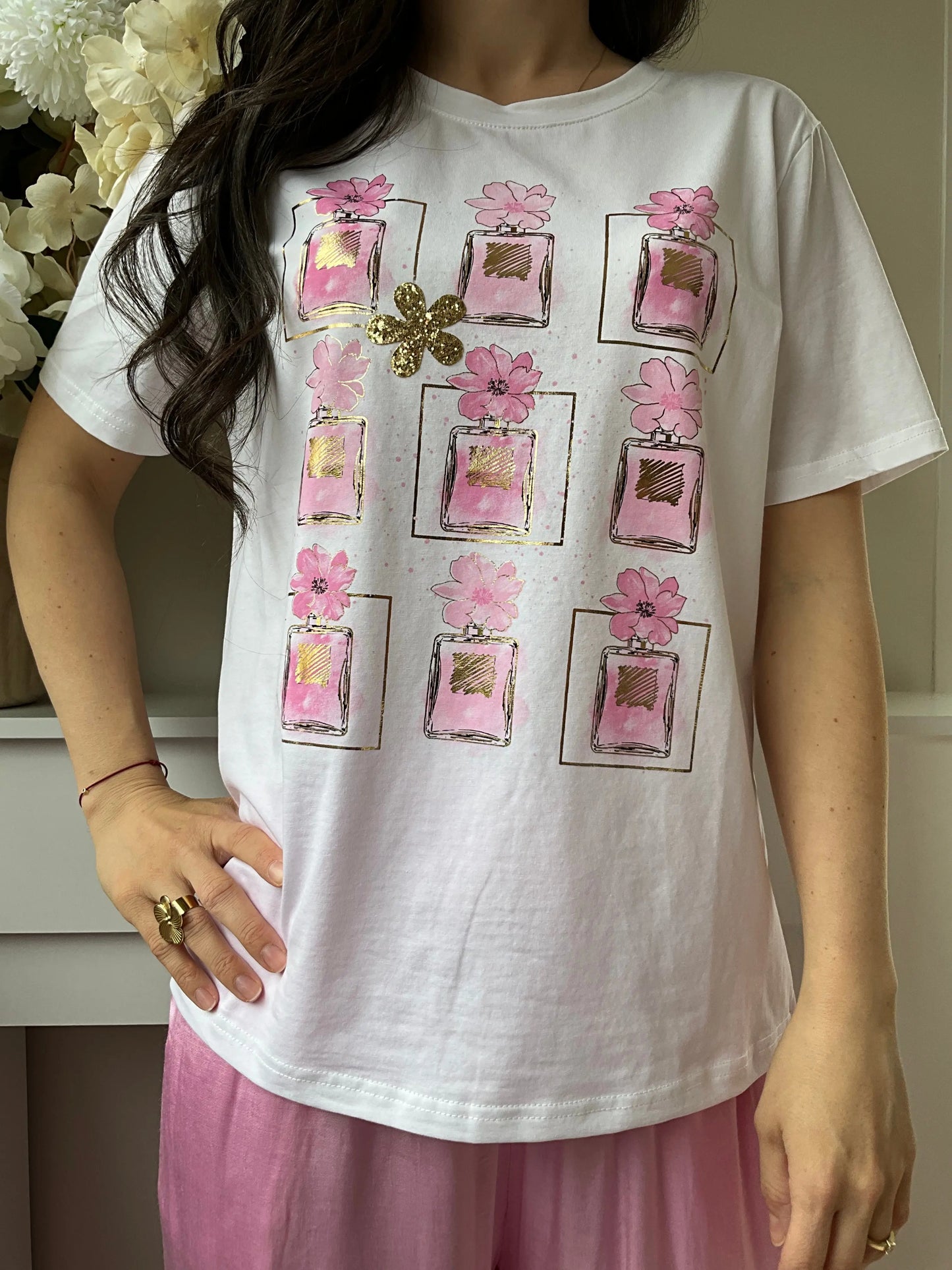 T-shirt COCO rose Marguerite