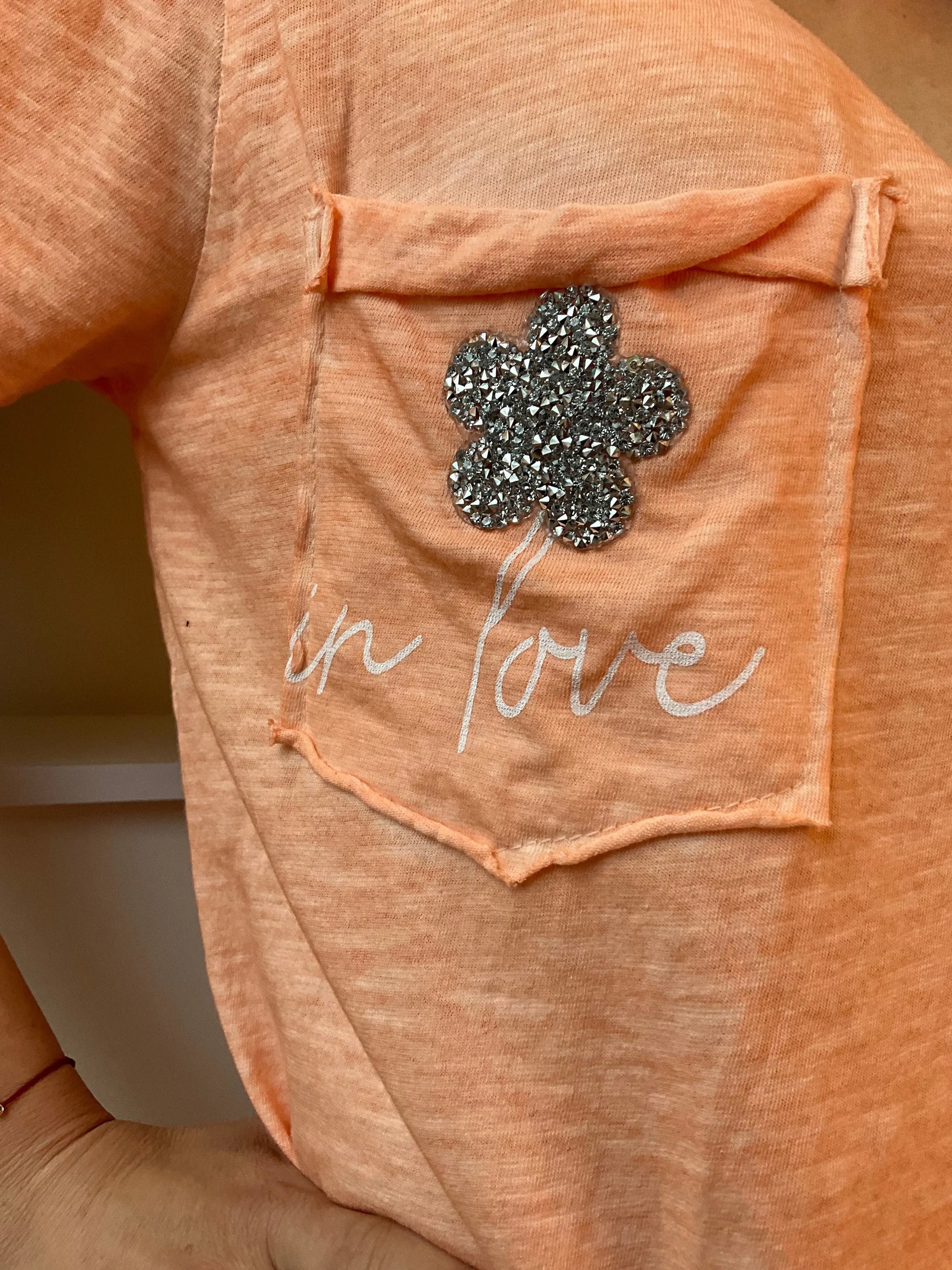 T-shirt FLOWER orange Marguerite