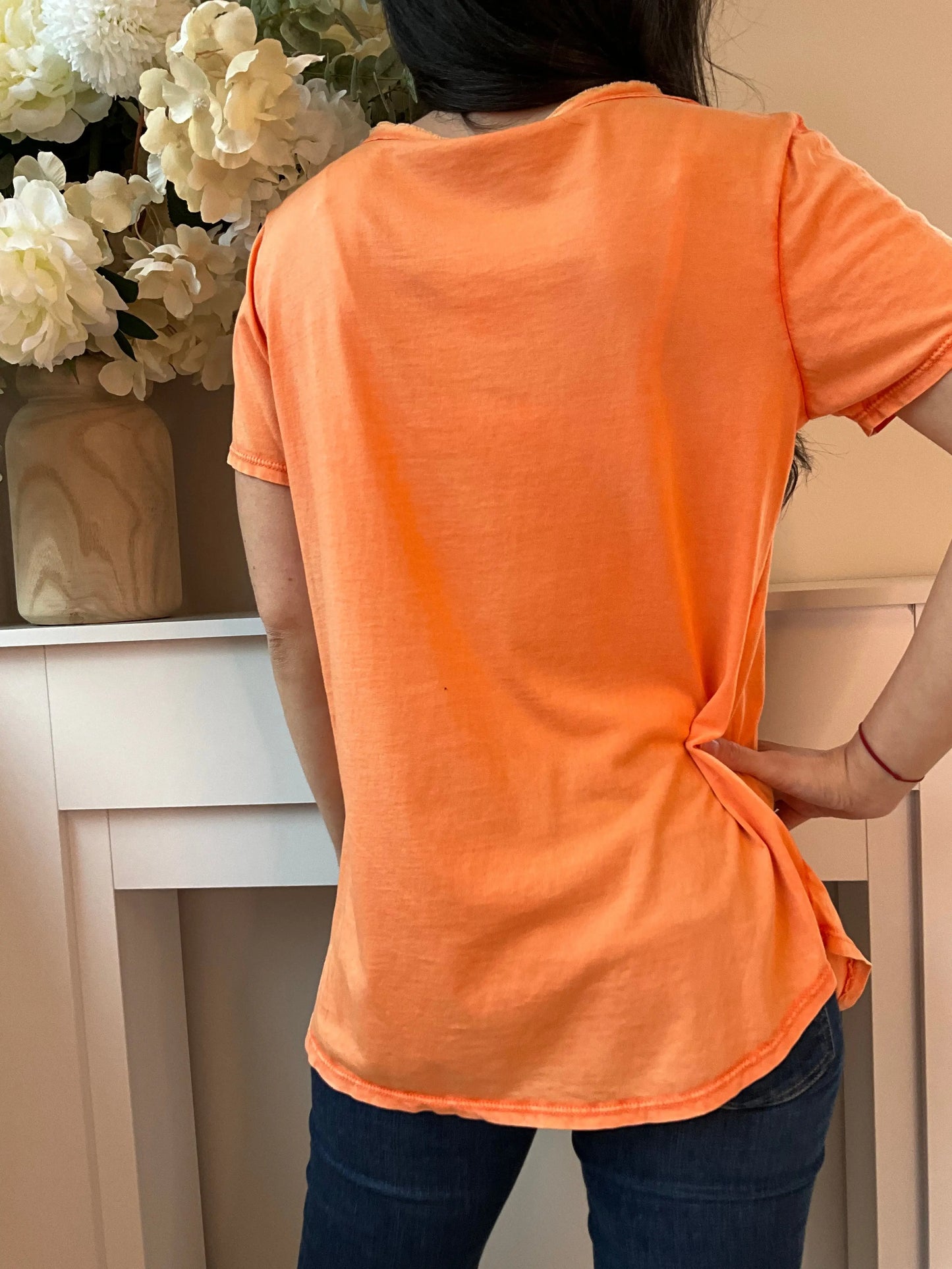 T-shirt HEART orange Marguerite